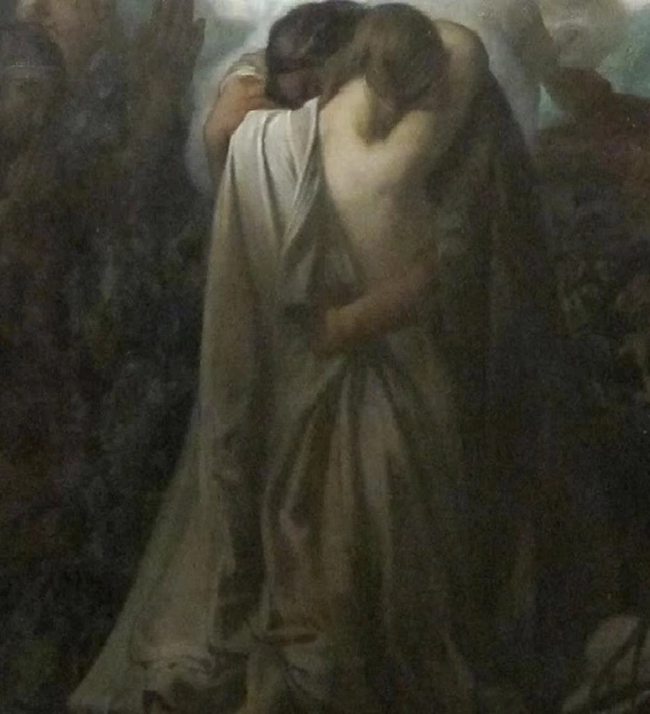 Resurrezione dei morti - Musee des Beaux, Arts, Lille, dettaglio